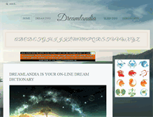 Tablet Screenshot of dreamlandia.com